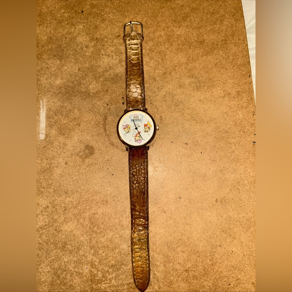 Vintage Kellogg’s Rice Krispies "Snap Crackle Pop” Premium Watch - Needs Battery